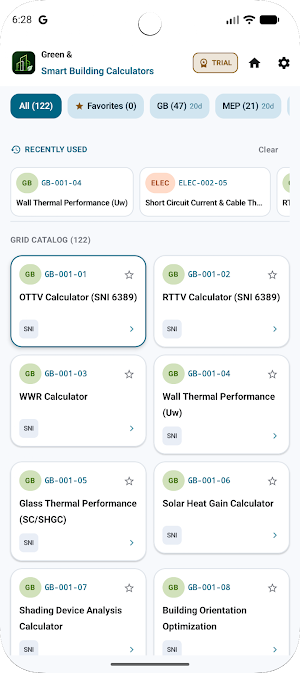Smart & Green Building Calc Screenshot 1