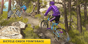 Bicycle racing stunt bmx rider simulator 3d game Screenshot 0