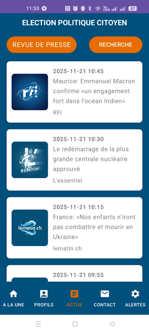 ELECTION POLITIQUE CITOYEN Screenshot 2