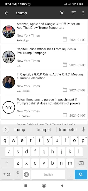 zArticles New York - Most popu Screenshot 2