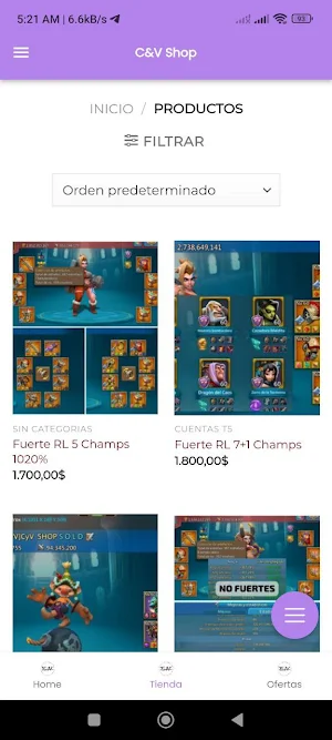 Lords Mobile Store Screenshot 2