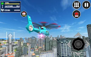 City Helicopter Flight Screenshot 3