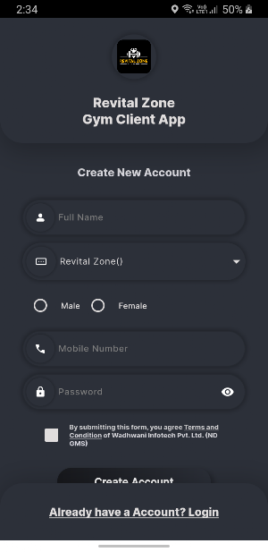 Revital Zone Fitness Studio Screenshot 2
