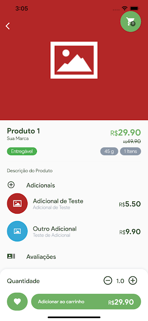 Demo - App Único Estabelecimento Screenshot 1