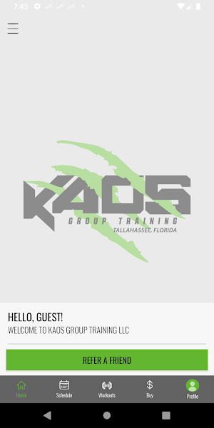 Kaos Group Training Screenshot 0