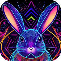 Neon animal Wallpaper