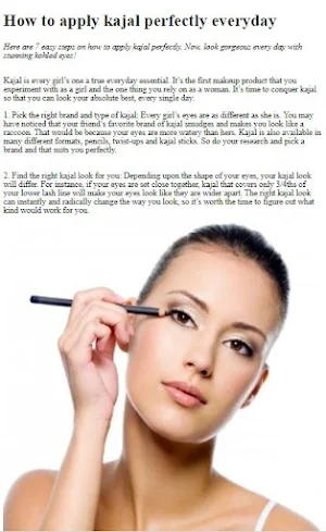 How To Apply Kajal Perfectly Screenshot 2