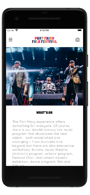 Port Fairy Folk Festival Screenshot 3