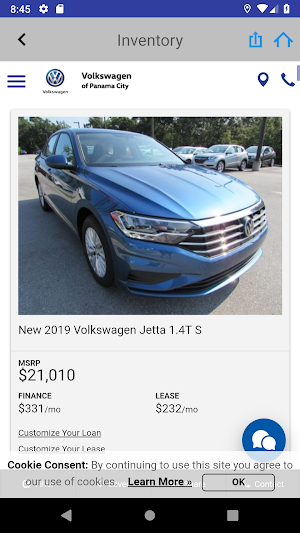 Volkswagen of Panama City Screenshot 3