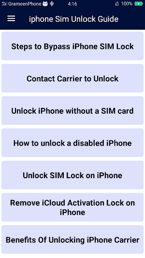 iphone Sim Unlock Guide Screenshot 0