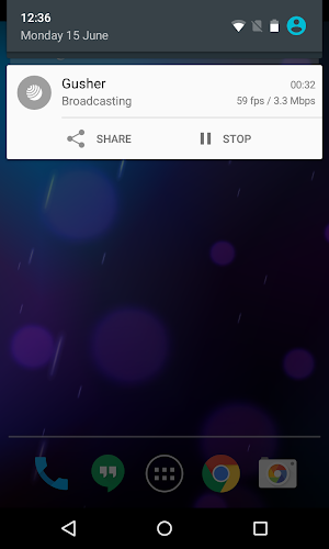 Gusher - Screen Broadcaster Screenshot 3