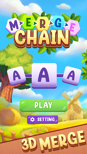 Merge Chain – Letter Matching Screenshot 0