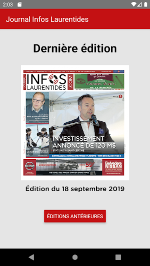 Journal Infos Laurentides Screenshot 0