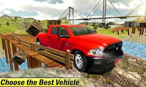 Offroad Pickup Truck Cargo Transport Truck Driver Screenshot 0
