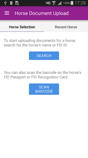 FEI HorseApp Screenshot 1