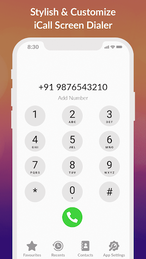 iCall Screen & Caller ID Screenshot 1