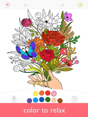 Colorfy: Adult Coloring Book - Free Style Color Screenshot 0