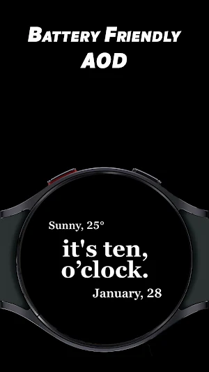Ultra Text - Watch face Screenshot 3