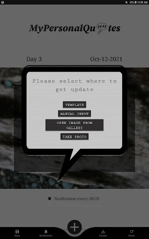 MyPersonal Quotes Screenshot 2