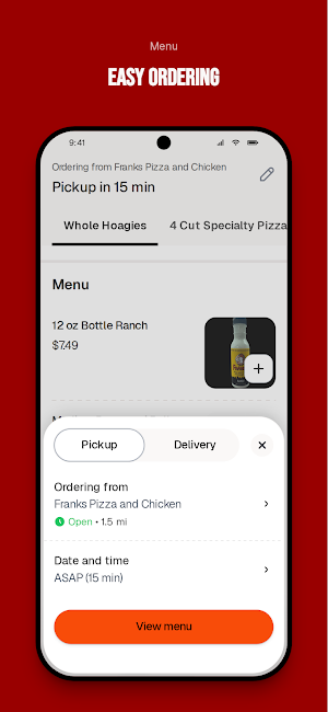 Franks Pizza and Chicken Screenshot 2