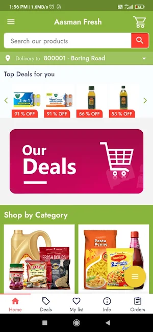 Aasman Fresh Super Market Screenshot 0