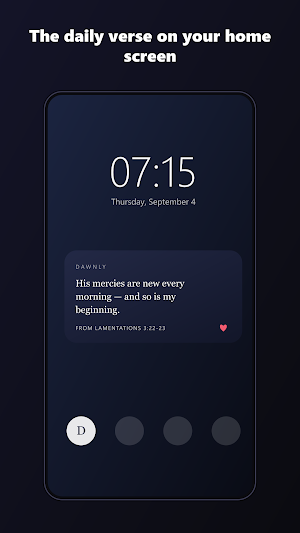 Dawnly: Daily Bible Verses Screenshot 2