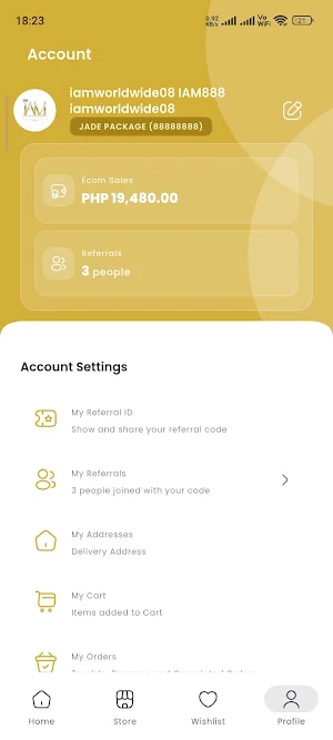 IAM Ecom Screenshot 2
