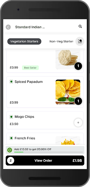 Standard Indian Takeaway Screenshot 3
