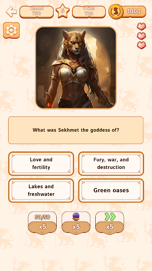 Mythology Quiz: Gods & Legends Screenshot 2