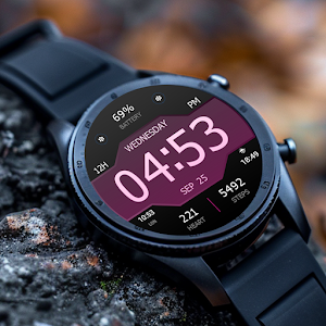 Key WF43 Digital Watch Face Screenshot 0