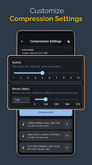 Audio Compressor Screenshot 1