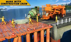 City Bridge Builder Construction Simulator Games Screenshot 0