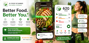 Calorie Counter : FoodLens AI Screenshot 0