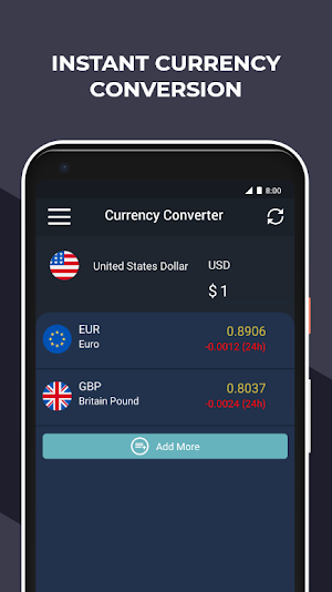 Сonverter and wallet screenshot 2
