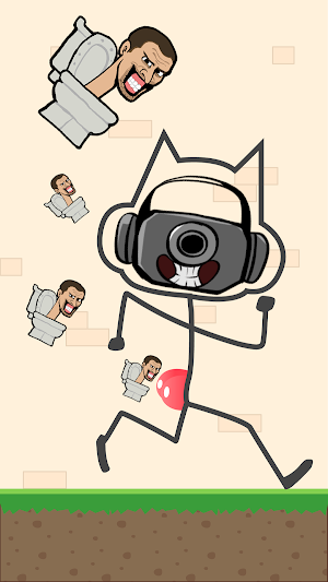 Toilet Monster: Draw To Save Screenshot 1