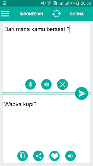 Shona Indonesian Translator Screenshot 1