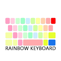 Black Rainbow Keyboard