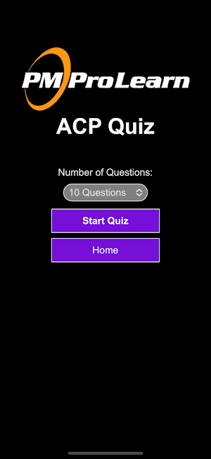 ProQuiz for PMI-ACP Screenshot 1