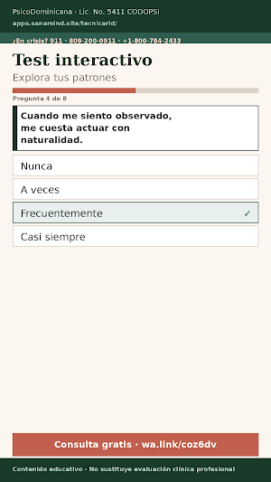 Reconocer Interrumpir Decidir Screenshot 2
