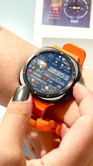 N-SPORT747 Digital Watch Face Screenshot 1