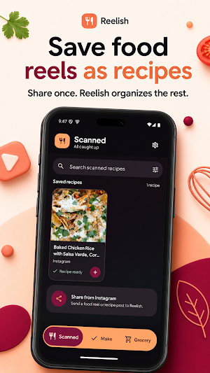Reelish: Save Reel Recipes Screenshot 2