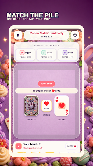 Mallow Match: Card Party Screenshot 0