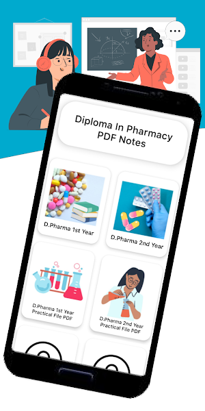 FDSPharmacy D.Pharma Notes Screenshot 1