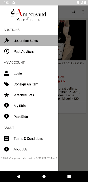 Ampersand Wine Auctions Screenshot 3