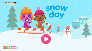 Sago Mini Snow Day Surprise Screenshot 0