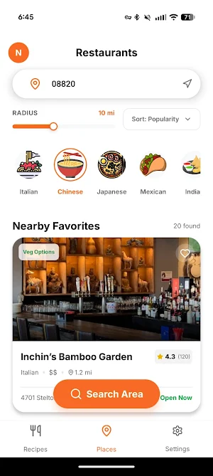 TasteTrail Screenshot 2
