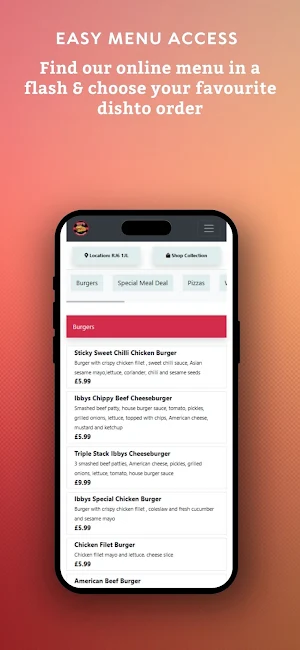 Ibby's Burgers and Pizzas Screenshot 1