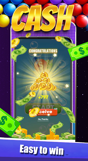 bubble-Cash Real Money Screenshot 1