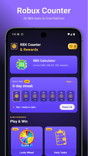 Daily Robux Calc: RBX Counter Screenshot 0
