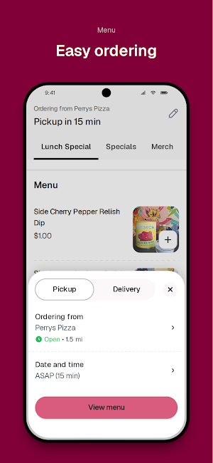 Perrys Pizza Screenshot 2